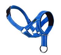 ILEPARK Dog Head Collars for Training, Colorful Head Harness for Dogs to Stop Pulling, Adjustable and Easily Control Head Halter (S,Blue)