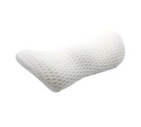 ILESTDG Original NeoCushion Lumbar Support Pillow - Ergonomic Memory Foam Back Cushion for Office Chair, Car, Gaming Seat (White,46 * 23 * 11cm)