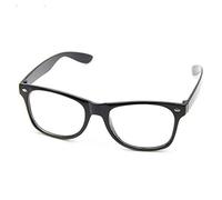 ILFD Geek Nerd Black Plastic Frame Glasses Without Lenses