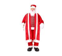 I Love Fancy Dress 5ft Singing Dancing Santa Prop in Red I Love Fancy Dress Red