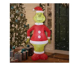 ILFD Group Ltd Light Up Led Grinch Inflatable - 120Cm