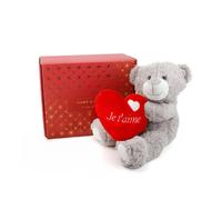 ILFD Group Ltd Valentines Day Hamper - Grey 'Je T'aime' Teddy ILFD Group Ltd Multicolor One Size
