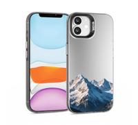 ILFINDYOU for iPhone 11 Case, Mountains Pattern Design Soft TPU Shockproof Protective Phone Cover, Slim Fit with 1mm Raised Screen & 2mm Raised Camera Edge Protection for Women Men Girls