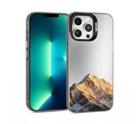 ILFINDYOU for iPhone 13 Pro Max Case, Mountains Pattern Design Soft TPU Shockproof Protective Phone Cover, Slim Fit with 1mm Raised Screen & 2mm Raised Camera Edge Protection for Women Men Girls
