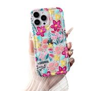 ILFINDYOU for iPhone 14 Pro Max Case (Military Grade Drop Protection) Phone Case Gifts TPU Shockproof Phone Cover Flower-14PM