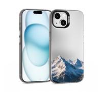 ILFINDYOU for iPhone 15 Pro Max Case, Mountains Pattern Design Soft TPU Shockproof Protective Phone Cover, Slim Fit with 1mm Raised Screen & 2mm Raised Camera Edge Protection for Women Men Girls
