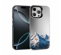 ILFINDYOU for iPhone 16 Pro Case, Mountains Pattern Design Soft TPU Shockproof Protective Phone Cover, Slim Fit with 1mm Raised Screen & 2mm Raised Camera Edge Protection for Women Men Girls