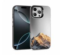 ILFINDYOU for iPhone 16 Pro Max Case, Mountains Pattern Design Soft TPU Shockproof Protective Phone Cover, Slim Fit with 1mm Raised Screen & 2mm Raised Camera Edge Protection for Women Men Girls