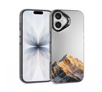ILFINDYOU for iPhone 17 Case, Mountains Pattern Design Soft TPU Shockproof Protective Phone Cover, Slim Fit with 1mm Raised Screen & 2mm Raised Camera Edge Protection for Women Men Girls