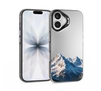 ILFINDYOU for iPhone 17 Case, Mountains Pattern Design Soft TPU Shockproof Protective Phone Cover, Slim Fit with 1mm Raised Screen & 2mm Raised Camera Edge Protection for Women Men Girls