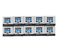 Ilford FP4+ Black & White film, 120/125 asa, multipack of 10 [Camera]