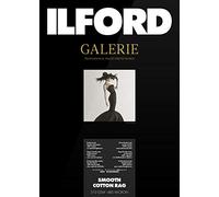 ILFORD GALERIE Smooth Cotton Rag 310GSM GPS A2 25 Sheets White Matte Inkjet Paper