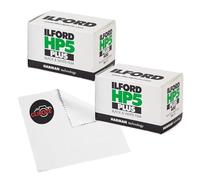 Ilford HP5 Plus Black & White 35mm Film Twin Pack (2 x 36 Exposures) ISO 400 Negative Film + Clikoze Microfiber Lens Cloth