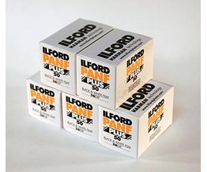 Ilford PanF+, 135mm 36 exposures 5 rolls