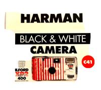 XP2 Super Single Use Camera with Flash (27 Exposures) black and white film CAT1174186