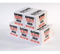 Ilford XP2 400, 35mm 36 exposures 5 rolls