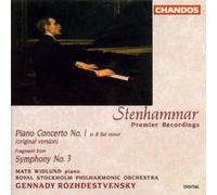 ilhelm Stenhammar - Stenhammar: Piano Concerto No. 1; Symphony No. 3 [CD]
