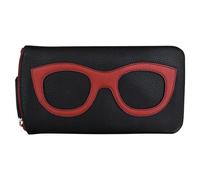 ili New York 6462 Glasses Case Leather - Black -