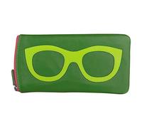ili New York 6462 Leather Eyeglass Case Green Size: One Size