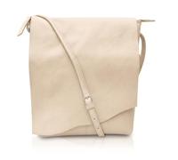 ili New York Leather Mini Sac Crossbody - Genuine Leather Crossbody Bags for Women with RFID Blocking, Adjustable Strap, Bone, L, Casual