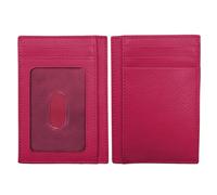 ili New York Pocket I.D. Card Case, Indian Pink