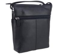 ili New York Womens Leather Midi Sac Crossbody Bag RFID Protected
