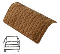 ILiemao Couch Cover, Sofa Covers Washable Slipcover Furniture Protector Non-Slip Recliner Chair Slipcovers Headrest/Backrest Cover, Seat Cover(Brown,50X90 cm/20X35 in)