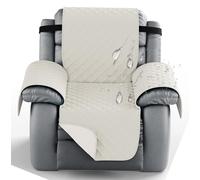 ILiemao Recliner Covers for Large Sofa Slipcovers Waterproof, Armchair Protectors Armrest Headrest Soft, Boho, Small, with Pocket, Cats Dogs, Leather, Washable 3 2 1 piece(2159,1 SEATER 30 inch)