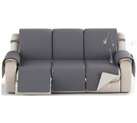 ILiemao Recliner Covers for Large Sofa Slipcovers Waterproof, Armchair Protectors Armrest Headrest Soft, Boho, Small, with Pocket, Cats Dogs, Leather, Washable 3 2 1 piece(2155,3 SEATER 82 inch)