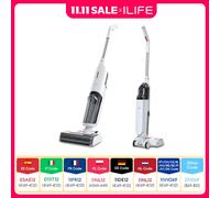 Ilife W90 Cordless Wireless Wet Dry Smart Mop Washing, 5500Pa Suction, 1 Min Self Cleaning, Large Dual Water Tank Ilife W90