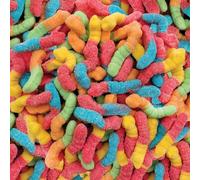 ILIKE! Neon Sour Gummy Worms, Pack of 2 Pound, Assorted Fruit Flavored Chews
