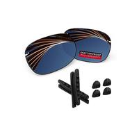 iLikeo PRO+ Polycarbonate Polarized Replacement Lenses for Maui Jim Ho'okipa MJ407 Sunglasses - Black Iridium