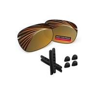 iLikeo PRO+ Polycarbonate Polarized Replacement Lenses for Maui Jim Ho'okipa MJ407 Sunglasses - Flash Bronze