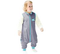 ililmmoe Baby Unisex Sleeping Bag with Feet Pyjamas Infant Walking Cotton Sleepsack Wearable Blankets Tog1.5 Gray/M
