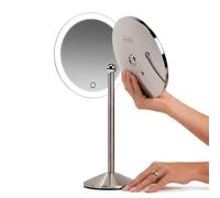Ilios Lighting Cordless LED Makeup Mirror with Lights and 5X Magnifying Mirror with Long Lasting Rechargeable Battery, Perfect for Vanity Table, Countertop 3 Times Brighter Than Most