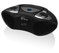 iLive Boombox Bluetooth Speaker with CD Player and FM Radio (Black)