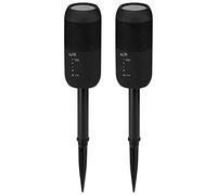 iLive ISBW240BDL ISBW240BDL Bluetooth Indoor and Outdoor Waterproof Speakers with Removable Stakes, 2 Count, Black