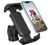 iLiveX Bike Phone Holder, Anti-Shake Motorcycle Phone Mount with Security Lock, Handlebar Cell Phone Clamp for Bicycle Scooter Ebike Stroller for iPhone 16 15 14 Pro Max, 4.7-6.8" Phones