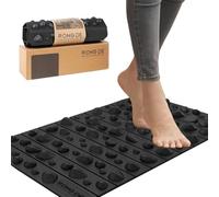 iLivin Anti Fatigue Foot Massage Mat, Foot Massager for Plantar Fasciitis Relief, Reflexology Acupressure for Pain and Circulation, Standing Desk Mat for Office Kitchen, Women Men Gifts, 50x30cm