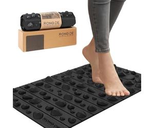 iLivin Foot Massage Mat, Foot Massager for Fatigue Relief, Reflexology for Circulation, Acupressure Mat, Acupuncture Mat, Standing Desk Pad for Office Kitchen, Woman Man Gift Idea, 50x30cm