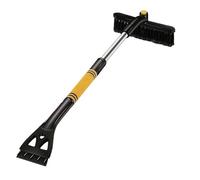 ILJXPOZB Car Snow Shovel Extendable Ice Scraper Snow Brush Detachable Windshield Snow Remove Broom Winter Auto Cleaner Tool Accessories(Yellow)