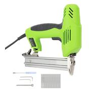 ilkqeppe 1800W Electric Staple Tool, Professional Heavy-Duty Stapler Nailer Home Work Tool for Wood, Upholstery, Carpet, Wire Fencing Interior Decoration Green