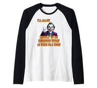 I'll Alow Myself to Be Unhinged Today As A Trick Or A Treat Raglan Baseball Tee