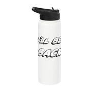 I'll be Back | 80's I Will be Back Movie Quote Stainless Steel Insulated Water Bottle