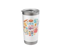 I'll Be in My Office Baking Kitchen Cooking Stainless Steel Insulated Tumbler