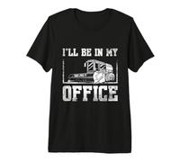 I'll Be in My Office Farmer Life Tractor Farming Lover Premium T-Shirt