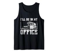 I'll Be in My Office Farmer Life Tractor Farming Lover Tank Top