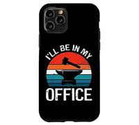 I'll Be In My Office Forging Blacksmith Blacksmithing Retro Case for iPhone 11 Pro