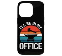 I'll Be In My Office Forging Blacksmith Blacksmithing Retro Case for iPhone 13 Pro