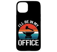I'll Be In My Office Forging Blacksmith Blacksmithing Retro Case for iPhone 15 Plus